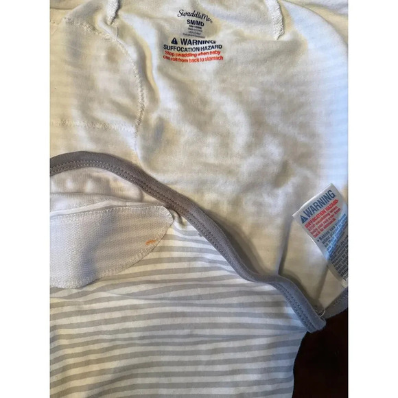 "SWADDLE ME" baby sleep sack/ wrap size small/medium sm/med - Picture 2 of 2